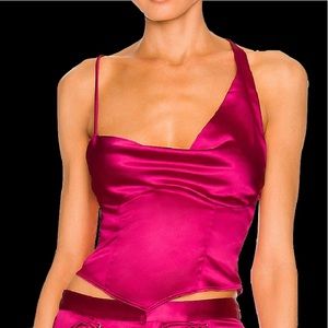 Song of style hot pink tank